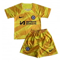 Camisa de time de futebol Chelsea Goleiro Replicas 3º Equipamento Infantil 2023-24 Manga Curta (+ Calças curtas)